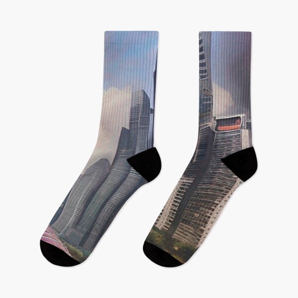 Item preview, Singapore Skyline Painting designed and sold by Places On Earth.