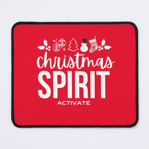 Item preview, Christmas Spirit Activate Holiday Season Design designed and sold by Space Bubble Shirts.