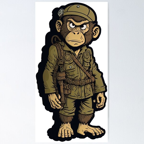 Item preview, monkey World War II  soldier ,buy this,very cheap,and,delivered quickly. designed and sold by Delltaman.