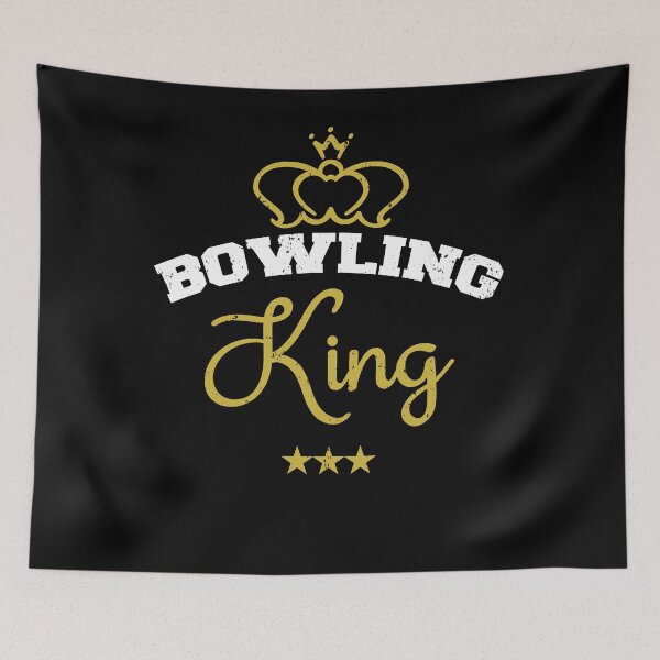 Item preview, Funny Bowling King Gift for Dad Husband Father Boyfriend Brother designed and sold by ARTZ84.