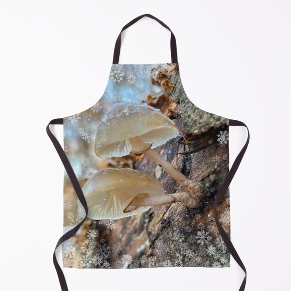 Item preview, Magical woodland fungi.. delicate frost-capped mushrooms designed and sold by Wonder & Whimsy.