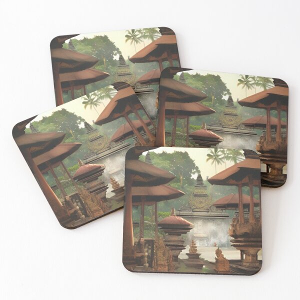 Item preview, Bali Temples Painting designed and sold by Places On Earth.