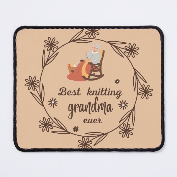 Item preview, best knitting grandma ever designed and sold by ynsmahop.