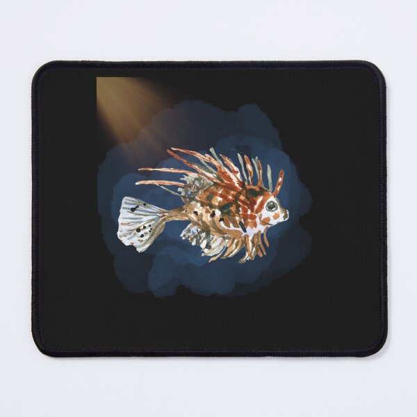 Item preview, Spiny Fish in the Deep Blue Sea, Painting, Colorful Design designed and sold by Lost-World-Shop.