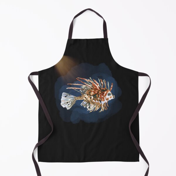 Item preview, Spiny Fish in the Deep Blue Sea, Painting, Colorful Design designed and sold by Lost-World-Shop.