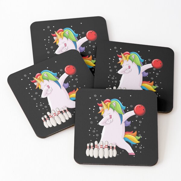 Artikelvorschau, Magisches Einhorn-Bowling-Geburtstags-Dabbing-Einhorn-Tupfen-Bowling-Geschenk entworfen und verkauft von ARTZ84.