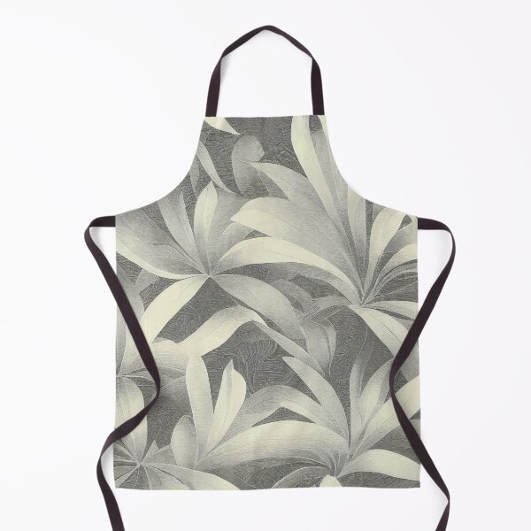 Item preview, Florally Pale Yellow Leaves on Graphite designed and sold by Patternifico.