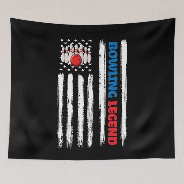 Item preview, Bowling Legend American Flag USA Patriotic Veteran Bowling Gift designed and sold by ARTZ84.