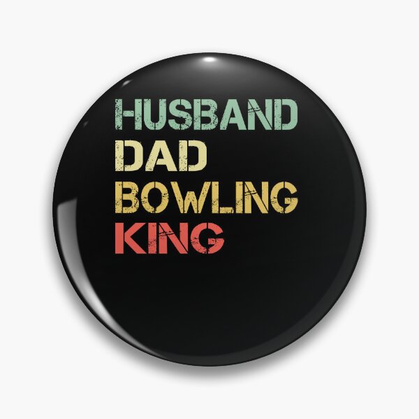 Item preview, Funny Retro Vintage Husband Dad Bowling King Bowling Gift for Father designed and sold by ARTZ84.