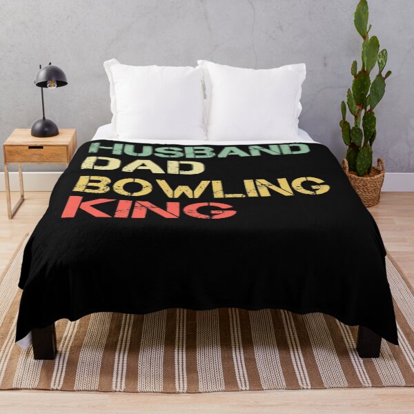 Item preview, Funny Retro Vintage Husband Dad Bowling King Bowling Gift for Father designed and sold by ARTZ84.