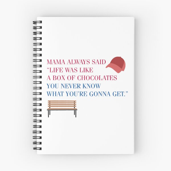 Item preview, Forrest Gump movie quote "Life was like a box of chocolates you never know what you're gonna get"one of the best film ever designed and sold by Nuttha49POD.
