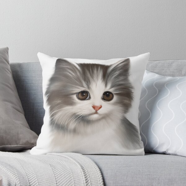 Item preview, Cute Cat Portrait designed and sold by Ednelly.