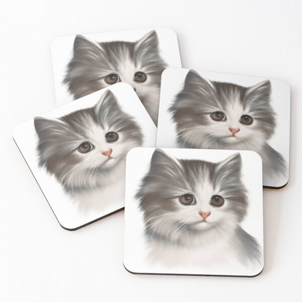 Item preview, Cute Cat Portrait designed and sold by Ednelly.