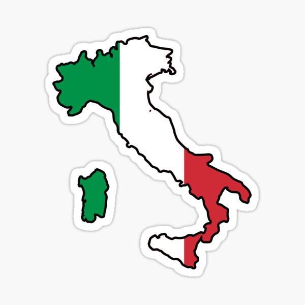 Italy Flag Stickers for Sale