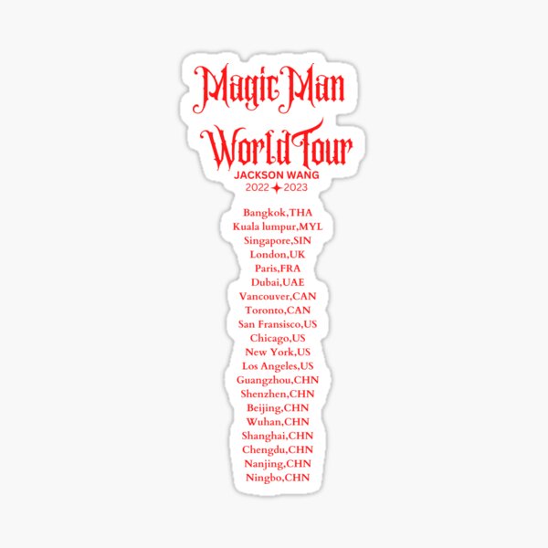 Jackson Wang Magic Man World Tour 2023: Locations, tickets, dates