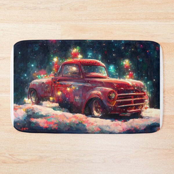 Item preview, Winter Holiday Chrismas Vintage Car Landscap gift designs Series 02 designed and sold by micreations.