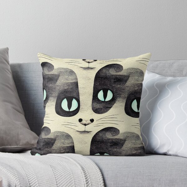 Item preview, Cat Abstract style pattern 37 regular grid  designed and sold by KoolArtDistrict.