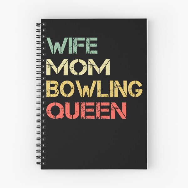 Item preview, Funny Retro Vintage Bowling Wife Mom Bowling Queen Gift designed and sold by ARTZ84.