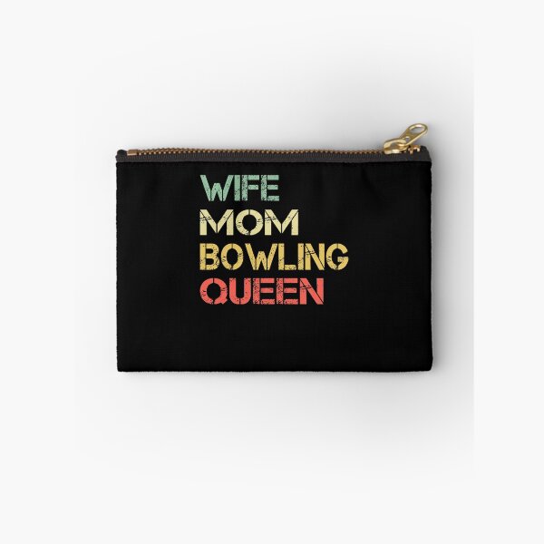 Item preview, Funny Retro Vintage Bowling Wife Mom Bowling Queen Gift designed and sold by ARTZ84.