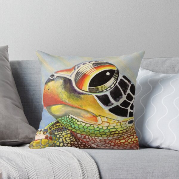 Item preview, Colorful Sea Turtle designed and sold by Ronald Mastrogiovanni.