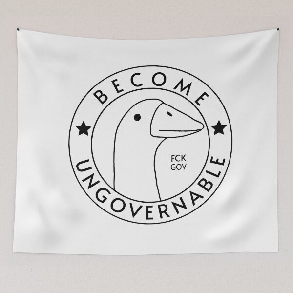 Item preview, Become Ungovernable designed and sold by ValentinaHramov.
