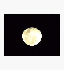 Full moon Photographic Print