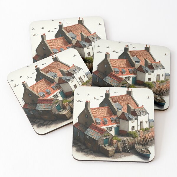 Item preview, Island of East Neuk Of Fife Village and Harbour designed and sold by Susan  Gallagher.