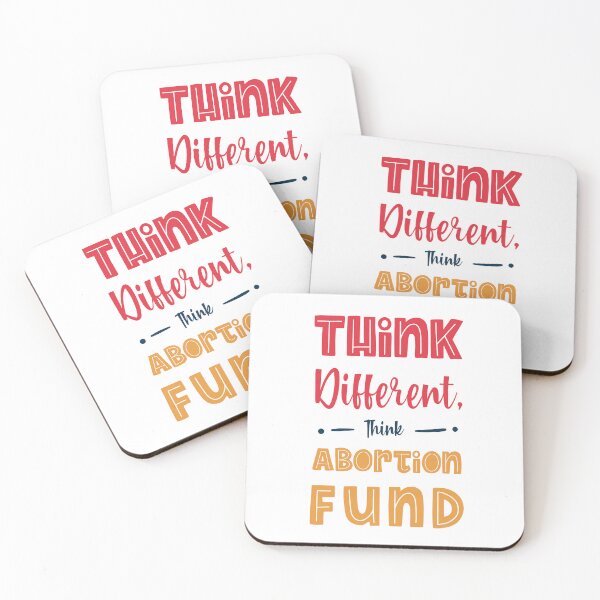 Item preview, Think different think abortion fund cute lettering  designed and sold by vishalraifx.