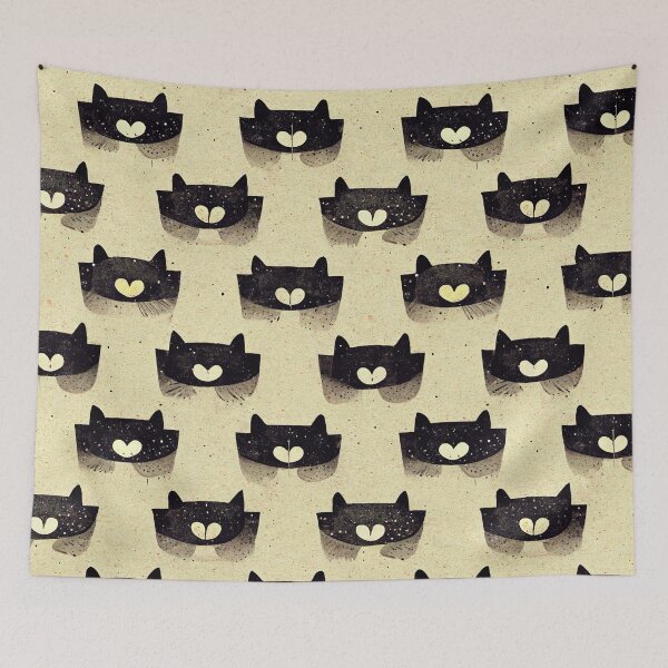 Item preview, Cat Abstract style pattern 38 regular grid  designed and sold by KoolArtDistrict.