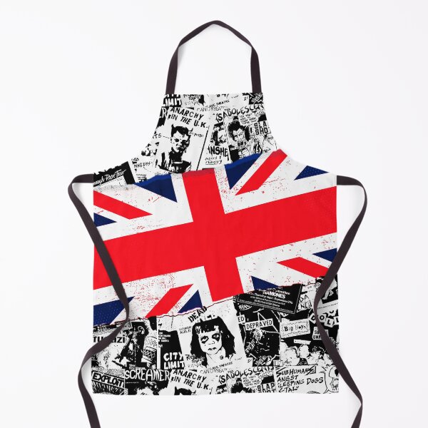 Item preview, Punk Flyers Collage Punkrock with UK Flag designed and sold by Ikaroots.