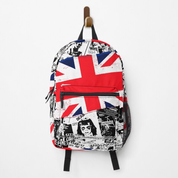 Item preview, Punk Flyers Collage Punkrock with UK Flag designed and sold by Ikaroots.