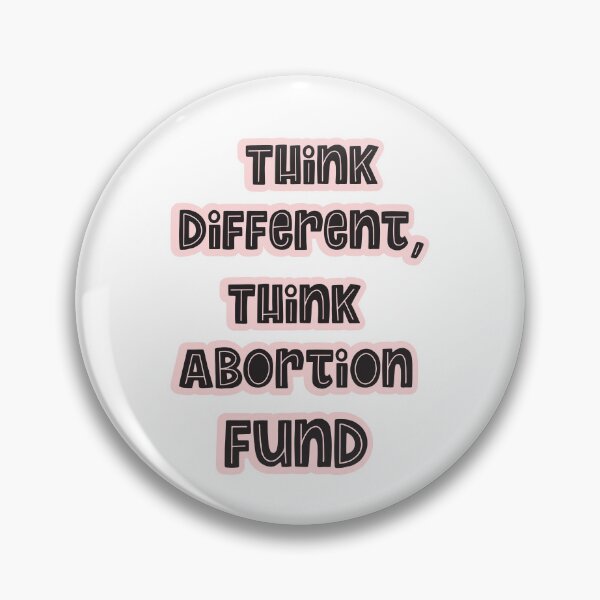 Item preview, Think different think abortion fund quote, cute fun lettering  designed and sold by vishalraifx.
