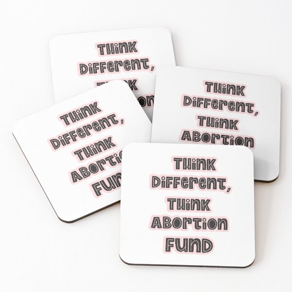 Item preview, Think different think abortion fund quote, cute fun lettering  designed and sold by vishalraifx.