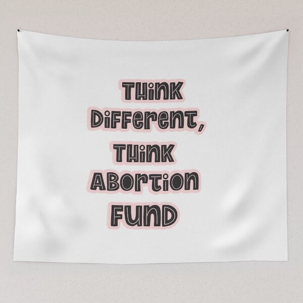 Item preview, Think different think abortion fund quote, cute fun lettering  designed and sold by vishalraifx.