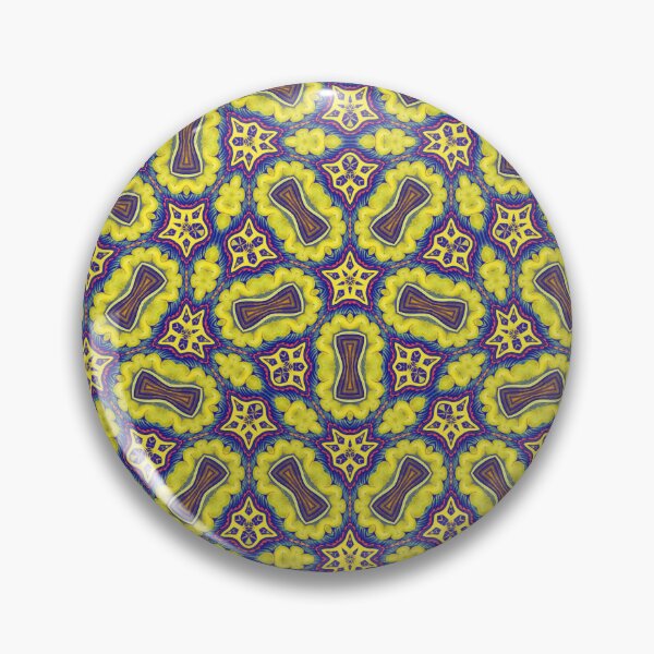 Item preview, Striking Yellow and Blue Penrose Geometric Pattern Print designed and sold by protegra.