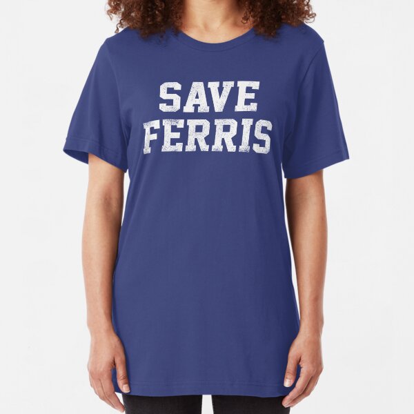 Save Ferris Distressed Slim Fit T-Shirt