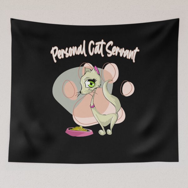 Aperçu de l'œuvre Funny Personal angry Cat Servant créée et vendue par NeboulaHamra.