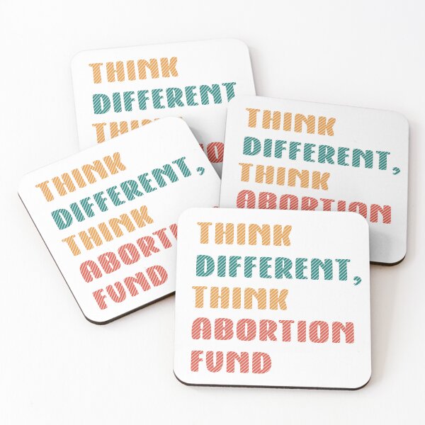 Item preview, Think different, think abortion fund . Colorful fun lettering  designed and sold by vishalraifx.