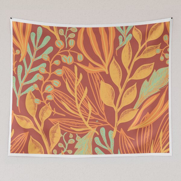 Item preview, Retro Flowers Decor  designed and sold by MOKAdesign.