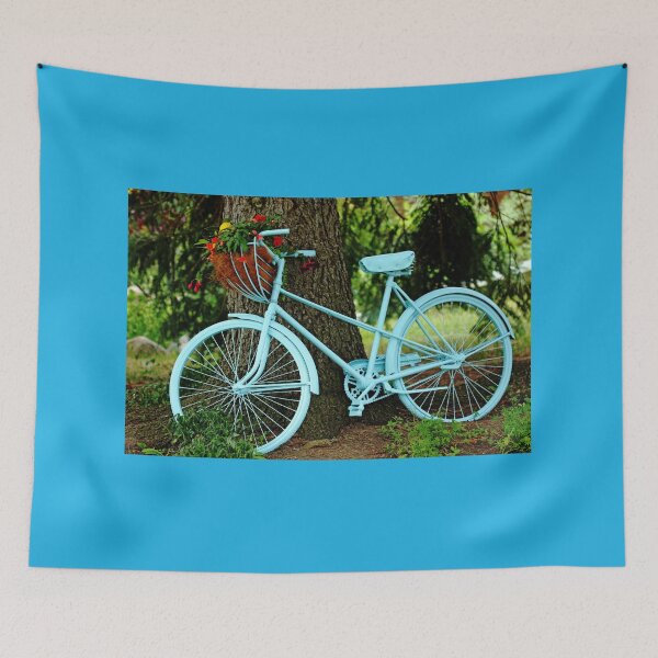 Item preview, Blue Garden Bicycle designed and sold by Debbie Oppermann.