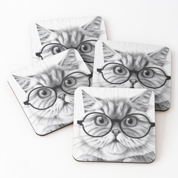 Item preview, Cute looking curious cat designed and sold by Ednelly.