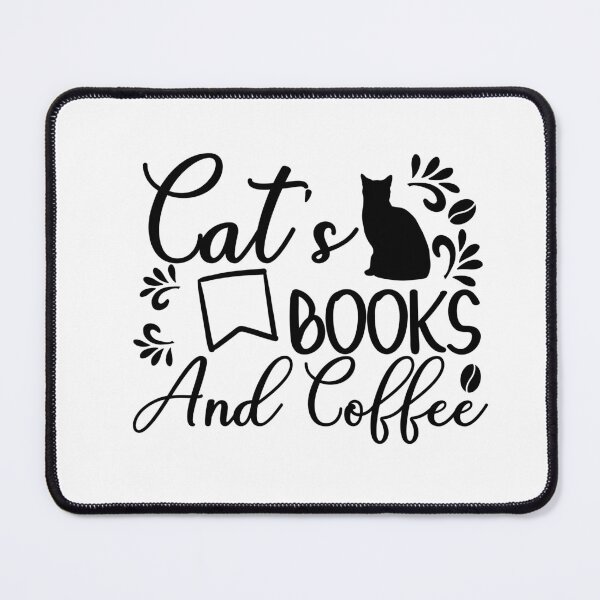 Item preview, Cat books coffee lovers  designed and sold by ibrahim2022.