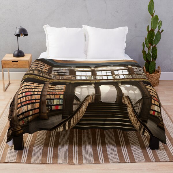 Item preview, Vintage Abandoned Library 3 designed and sold by sadconfusedmoon.