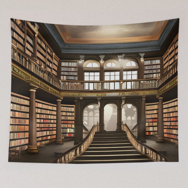 Item preview, Vintage Abandoned Library 3 designed and sold by sadconfusedmoon.