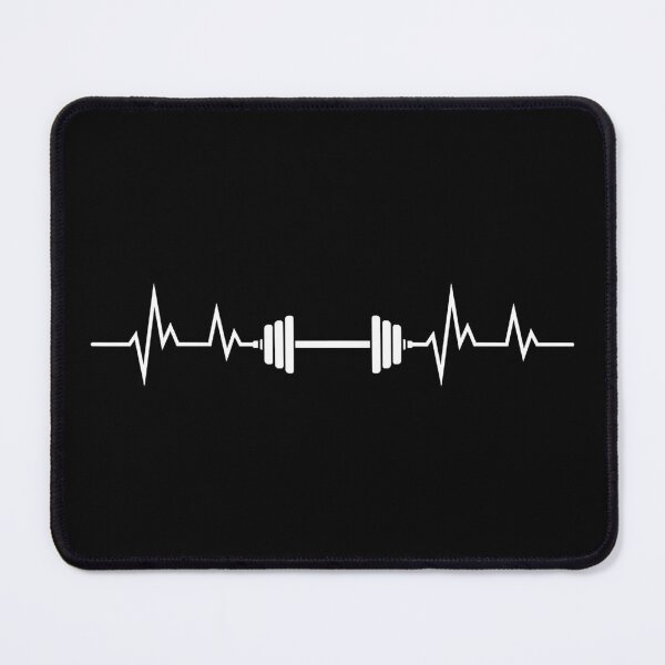 Item preview, Funny Barbell Heartbeat Weightlifting Sport designed and sold by GeorgiHeyward.