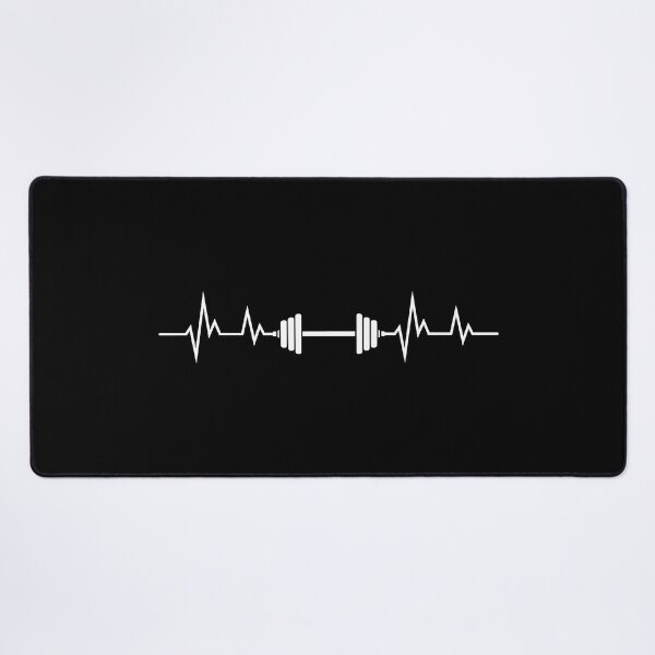 Item preview, Funny Barbell Heartbeat Weightlifting Sport designed and sold by GeorgiHeyward.