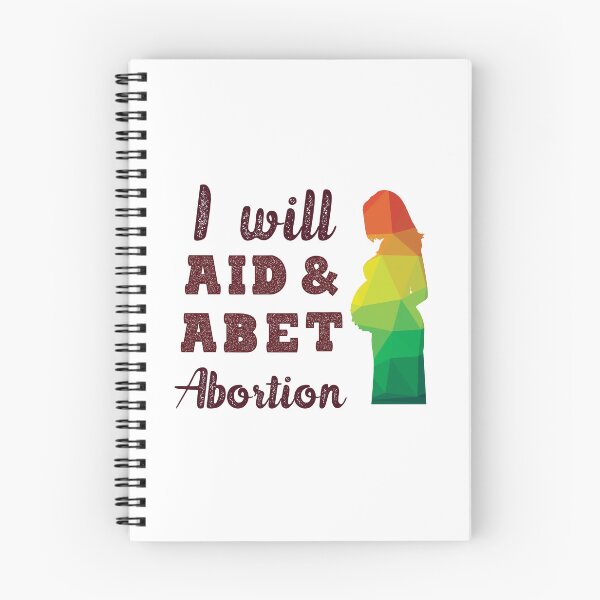 Item preview, i will aid and abet abortion quote beautiful lettering and pregnant women  designed and sold by vishalraifx.