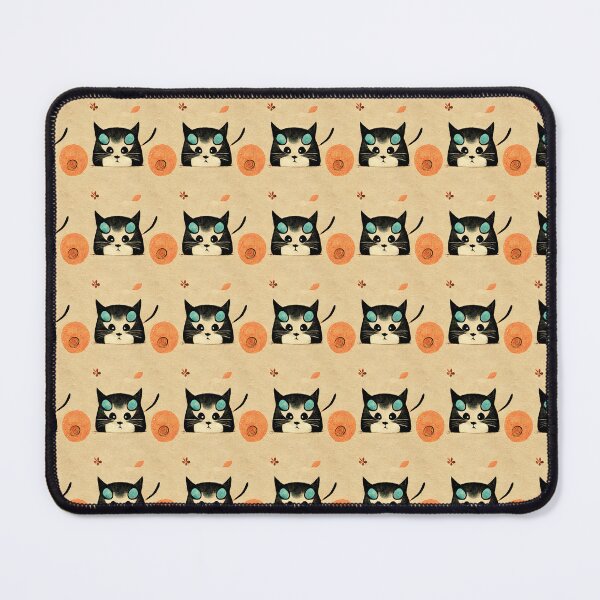 Item preview, Cute Cat pattern 43 regular grid  designed and sold by KoolArtDistrict.