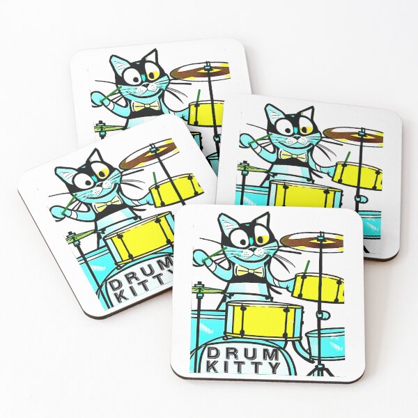 Item preview, Drum Kitty designed and sold by CottagePop.