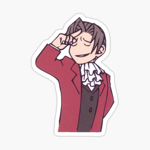 Un Edgeworth béat Sticker